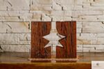 Swiecznik z drewna litego gwiazda find us on https://www.facebook.com/RaWoodpl/
