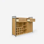 Industrialny barek na alkohol - drewno naturalne