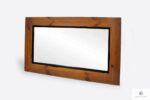 Drewniane lustro na wymiar do przedpokoju
