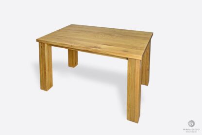 Drewniany stół z drewna litego do salonu THOR