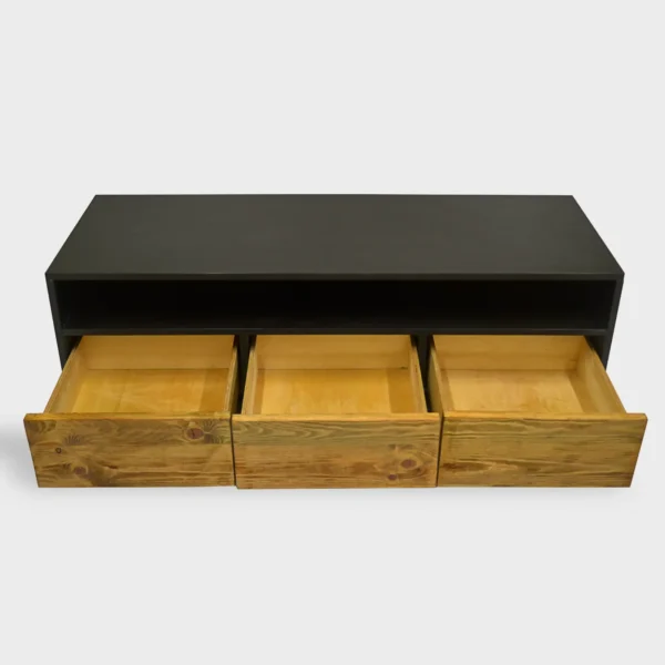 Nowoczesna szafka RTV drewniana z szufladami NESCA I