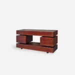 Dębowa szafka pod telewizor komoda RTV - kolor rustykalny