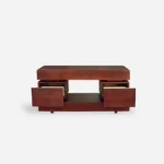 Dębowa szafka pod telewizor komoda RTV - kolor rustykalny