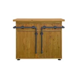 Komoda z drewna sosnowego w stylu industrialnym DENAR