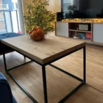 Dębowa ława industrialna - realizacja