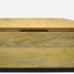 Dębowa ława z otwieranym pojemnikiem ASTOR