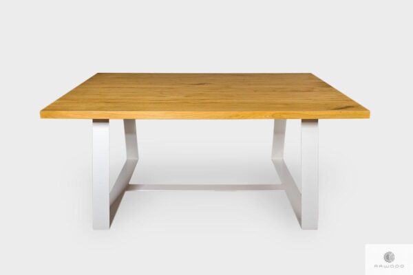 Nowoczesny stół z dębowego drewna litego do jadalni MERE