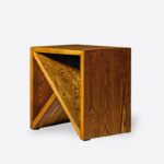 Pomocnik stolik pomocniczy z drewna litego do salonu sypialni