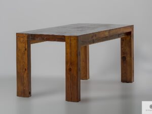 Rustykalny stół ze starego drewna do jadalni DRACO