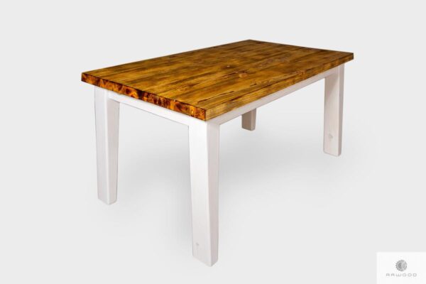 Sosnowy stół z litego drewna na wymiar do jadalni BURN