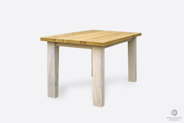 Stół dębowy do jadalni dębowe stoły na zamówienie drewniane stoły do jadalni inspiracje producent RaWood
