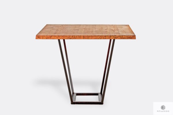 Stół z drewnianym blatem na zamówienie LIBRO