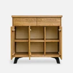 Industrialna komoda dębowa z szufladami VITA olej dąb antyczny (1)