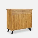 Industrialna komoda dębowa z szufladami VITA olej dąb antyczny (5)