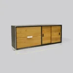 Szafka pod telewizor drewniana do salonu DENIS