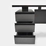 Biurko gabinetowe dębowe OPEN SPACE z szufladami - BOSS