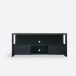 Szafka RTV dębowa CAMERON - czarna