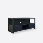 Szafka RTV dębowa CAMERON - czarna