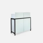 Nowoczesna komoda do salonu sypialni BOSTON biała płyta (2)