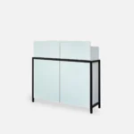 Nowoczesna komoda do salonu sypialni BOSTON biała płyta (3)