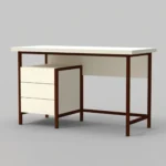 Drewniane biurko nowoczesne z szufladami BOSTON