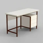 Drewniane biurko nowoczesne z szufladami BOSTON