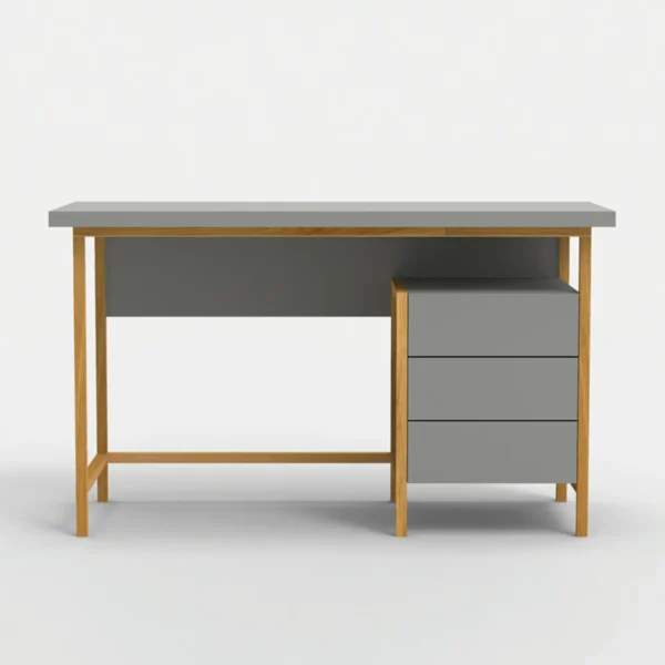 Drewniane biurko nowoczesne z szufladami BOSTON