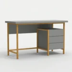 Drewniane biurko nowoczesne z szufladami BOSTON