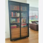 Witryna dębowa do salonu CARLA - realizacja