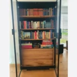 Witryna dębowa do salonu CARLA - realizacja