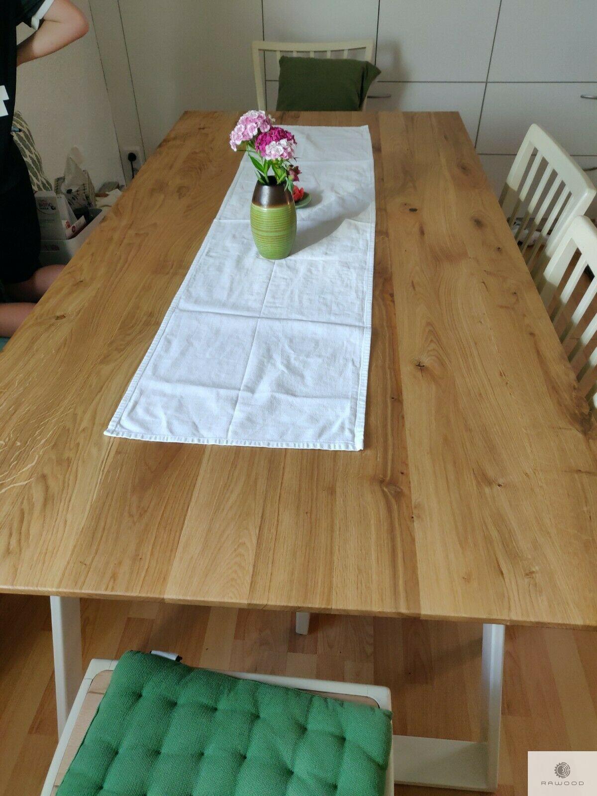 Stół z dębowym blatem do jadalni na wymiar CALLA II