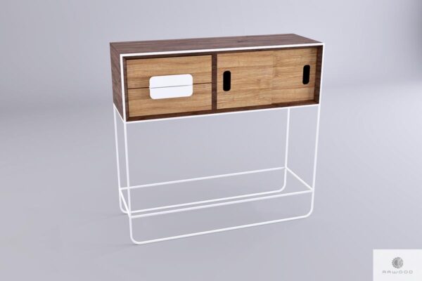 Drewniany pomocnik konsola z drewna litego do salonu przedpokoju DENIS find us on https://www.facebook.com/RaWoodpl/