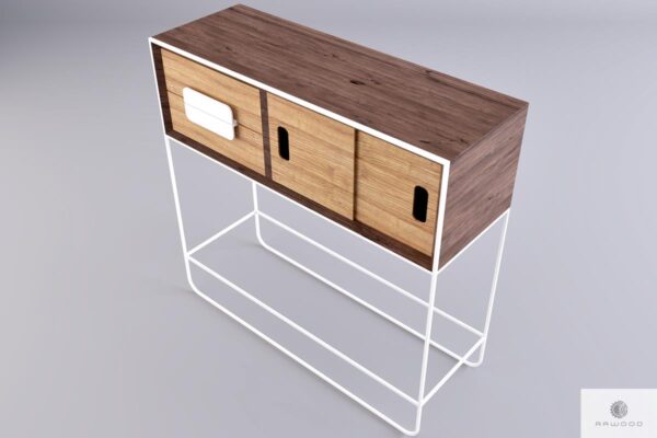 Drewniany pomocnik konsola z drewna litego do salonu przedpokoju DENIS find us on https://www.facebook.com/RaWoodpl/