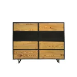 Elegancka komoda z drewna litego nowoczesna NESCA II