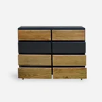 Komoda nowoczesna NESCA II - stal czarna