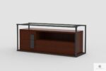 Industrialna szafka RTV z drewna dębowego do salonu DALLAS Producent Mebli RaWood Premium Furniture