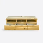 Industrialna szafka RTV z drewna litego na wymiar DENAR