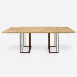 Stół z dostawkami blat jodełka MERIDIAN