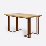 Stół z dostawkami blat jodełka MERIDIAN