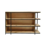 Regał dębowy loft do salonu gabinetu HUGON