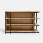 Regał dębowy loft do salonu gabinetu HUGON