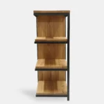 Regał dębowy loft do salonu gabinetu HUGON