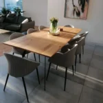 Blat dębowy lakierowany olejowany - szwajcarskie krawędzie