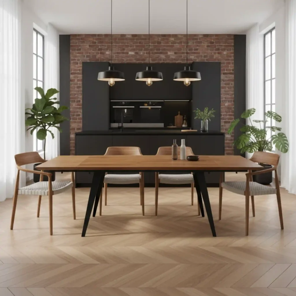 stół z dębowym blatem CORTEZ (10)