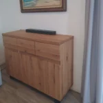 dębowa komoda DELIO lakier naturalny (3)