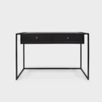 Biurko industrialne loft z drewna i metalu do gabinetu BRAN