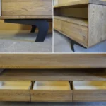 dębowa szafka rtv VITA