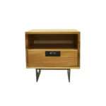 Szafka nocna industrialna z szufladą i półką WALT