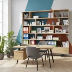 biurko drewniany front VITA II