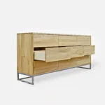 Dębowa nowoczesna komoda do salonu MERIS III